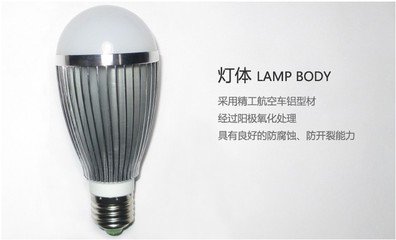 【高性價比大功率LED節能燈泡 進口芯片大功率LED節能燈泡】價格,廠家,圖片,LED球泡燈,深圳市曼雷照明科技-